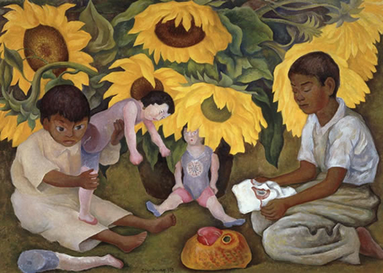 Diego-Rivera-Sunflowers