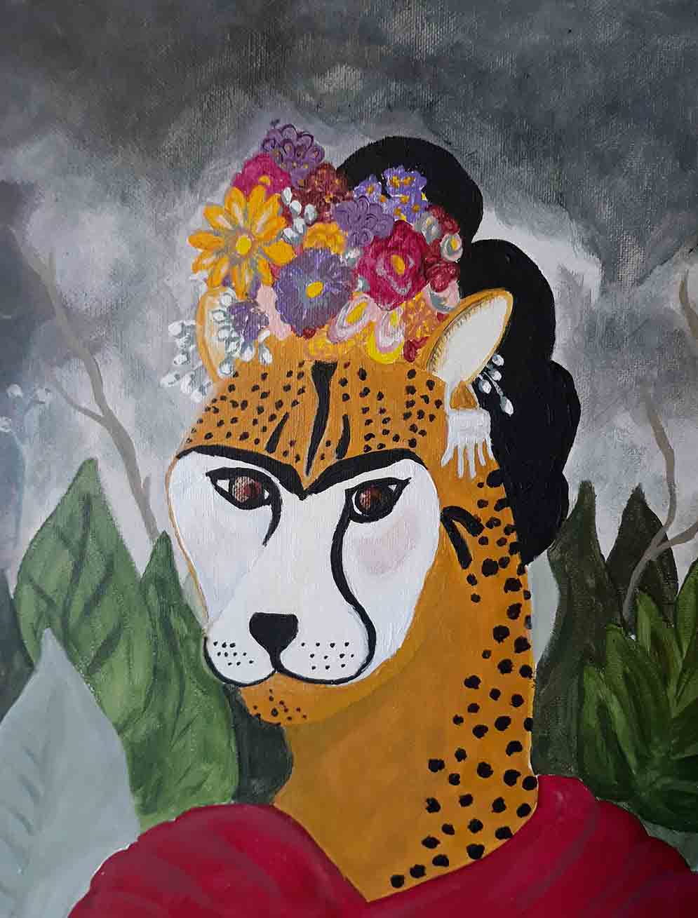 "Cheetah Kahlo."