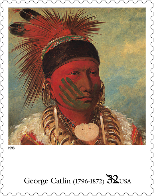 The White Cloud, Head Chief of the Iowas, from the 1840s.