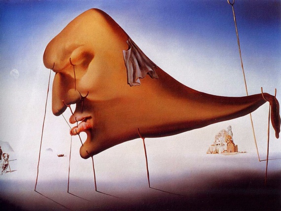 “Sleep” by Salvador Dali (1937)