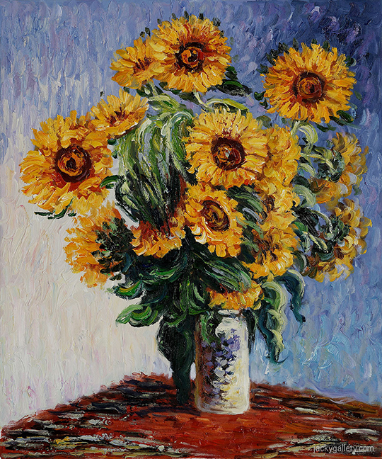 Sunflowers-by-Claude-Monet