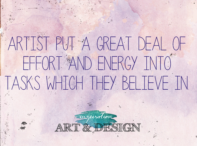 Artists Traits - What artists believe.