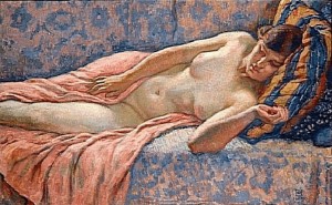 Theo-Van-Rysselberghe-Etude-of-Female-Nude